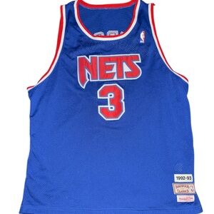 Mitchell & Ness Blue Nets Jersey